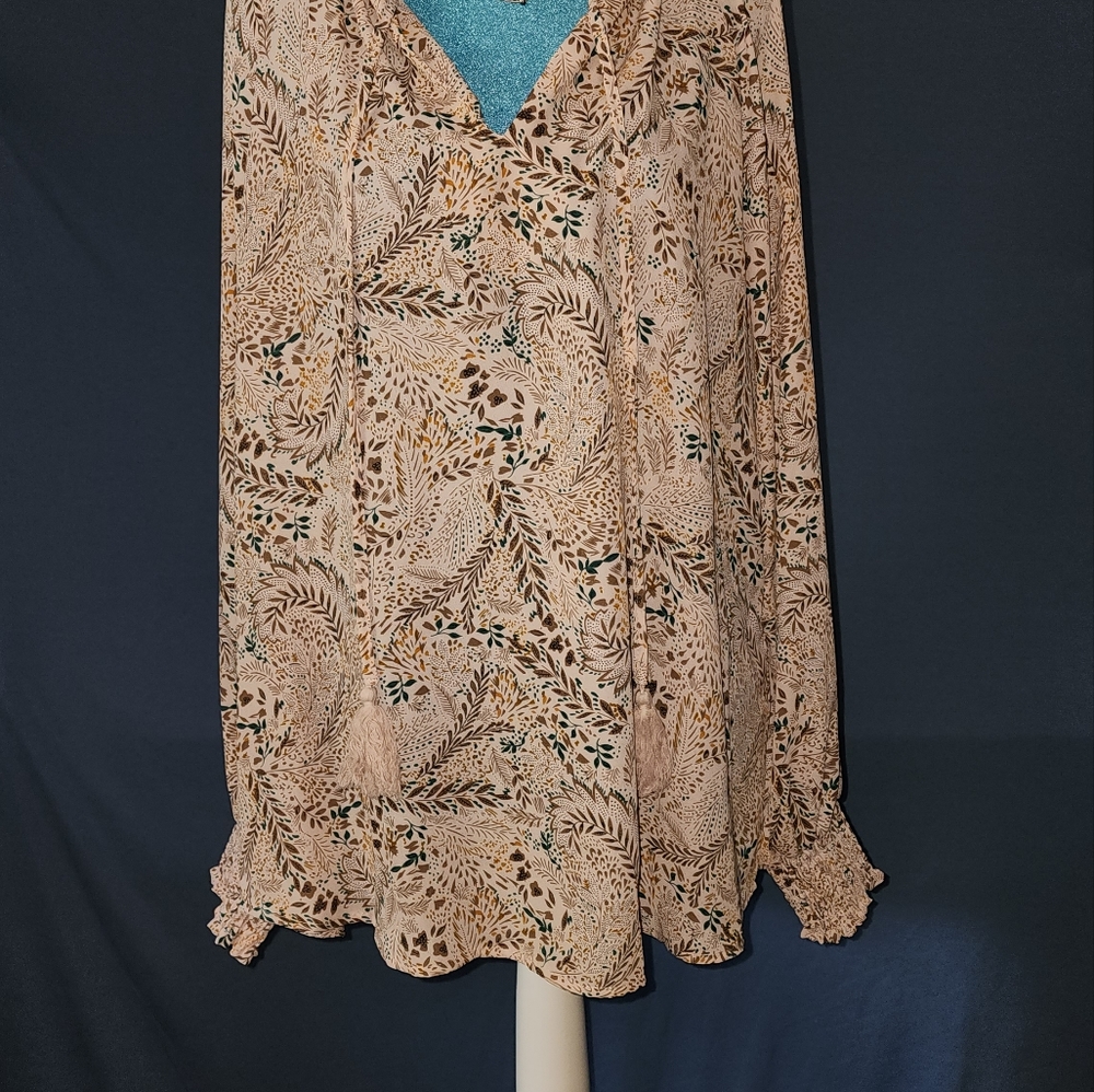 Long sleeve blouse